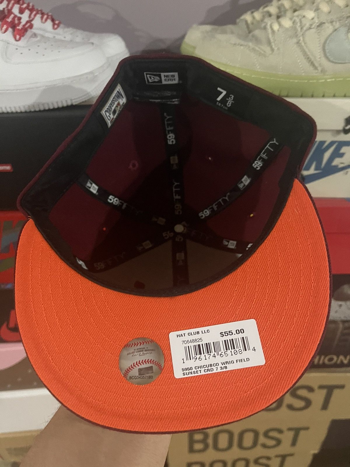 Hat Club × New Era Hat Club Exclusive Badlands Cubs Hat 7 3/8 Maroon Size ONE SIZE - 3 Thumbnail