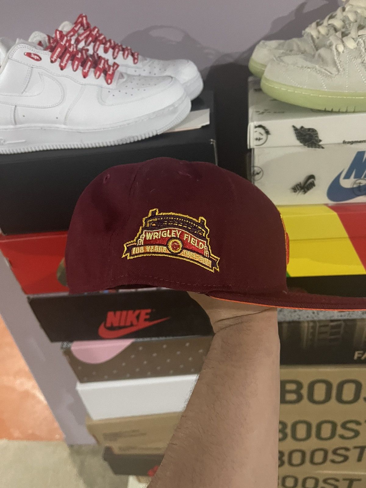 Hat Club × New Era Hat Club Exclusive Badlands Cubs Hat 7 3/8 Maroon Size ONE SIZE - 2 Thumbnail