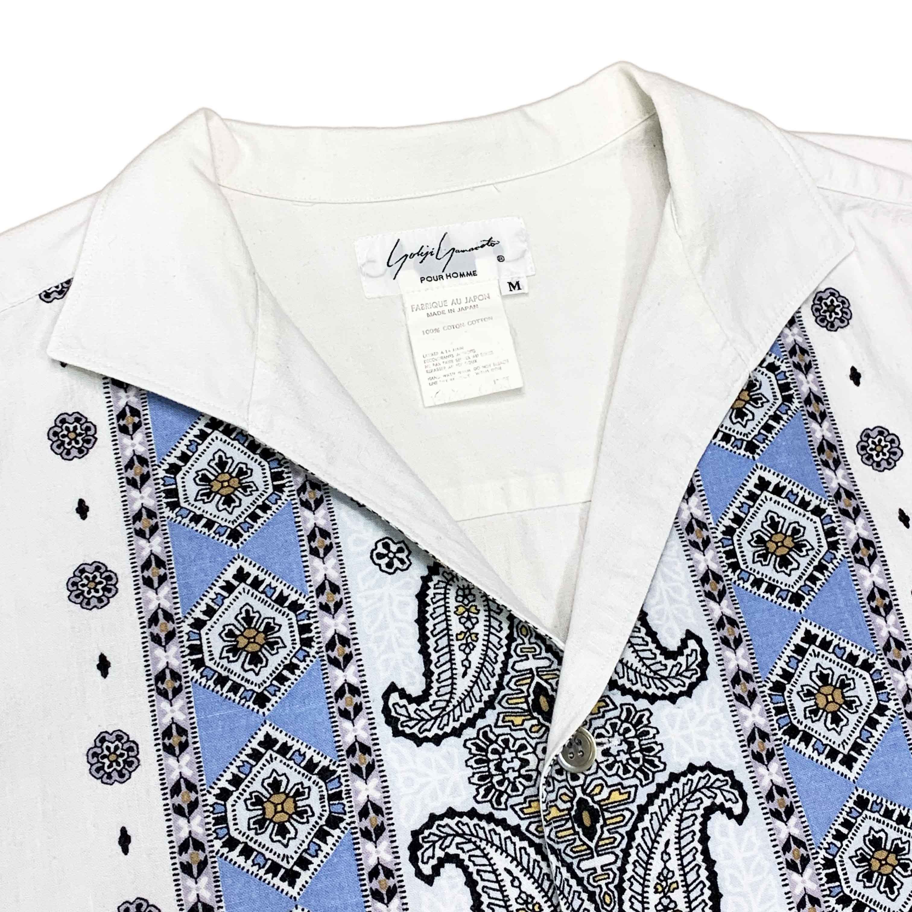 Y's for Men × Yohji Yamamoto SS91 Paisley Cotton Shirt Size US M / EU 48-50 / 2 - 4 Thumbnail