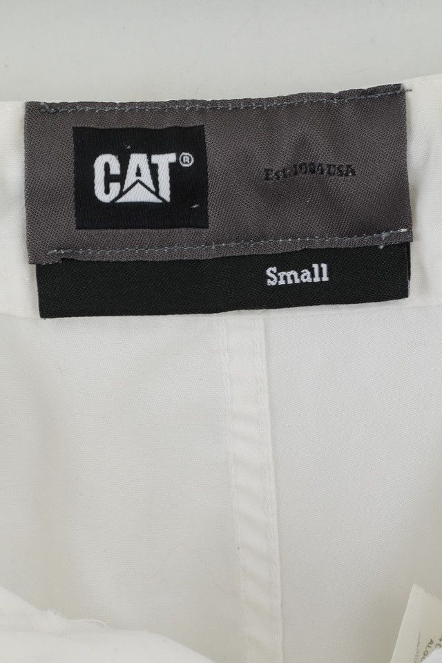 Caterpillar × Vintage CAT Womens S Trousers White Castro Cotton 0171 Size 27" / US 4 / IT 40 - 3 Thumbnail