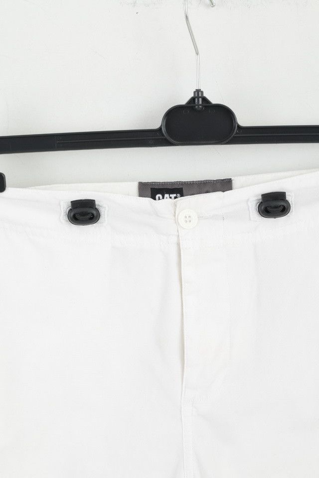 Caterpillar × Vintage CAT Womens S Trousers White Castro Cotton 0171 Size 27" / US 4 / IT 40 - 2 Thumbnail
