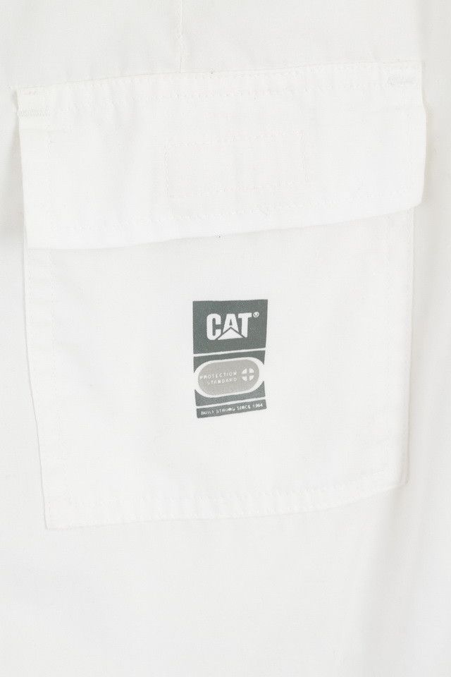 Caterpillar × Vintage CAT Womens S Trousers White Castro Cotton 0171 Size 27" / US 4 / IT 40 - 5 Thumbnail