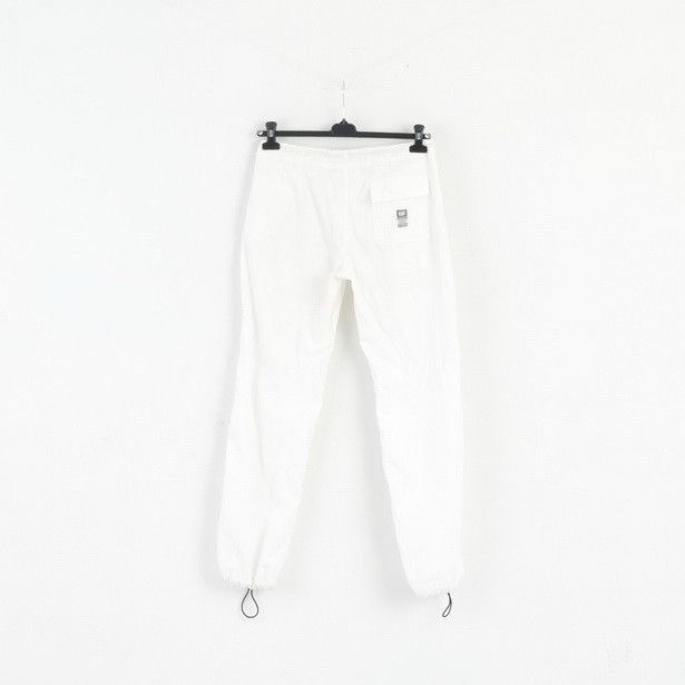 Caterpillar × Vintage CAT Womens S Trousers White Castro Cotton 0171 Size 27" / US 4 / IT 40 - 6 Thumbnail