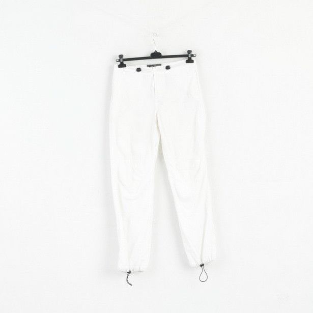 Caterpillar × Vintage CAT Womens S Trousers White Castro Cotton 0171 Size 27" / US 4 / IT 40 - 1 Thumbnail