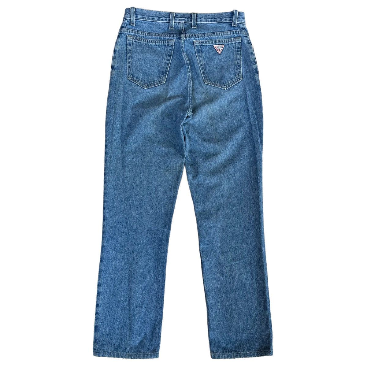 Guess Vintage 90s Guess Light Washed Jeans Faded Blue Denim Sz 30 Size US 30 / EU 46 - 9 Thumbnail