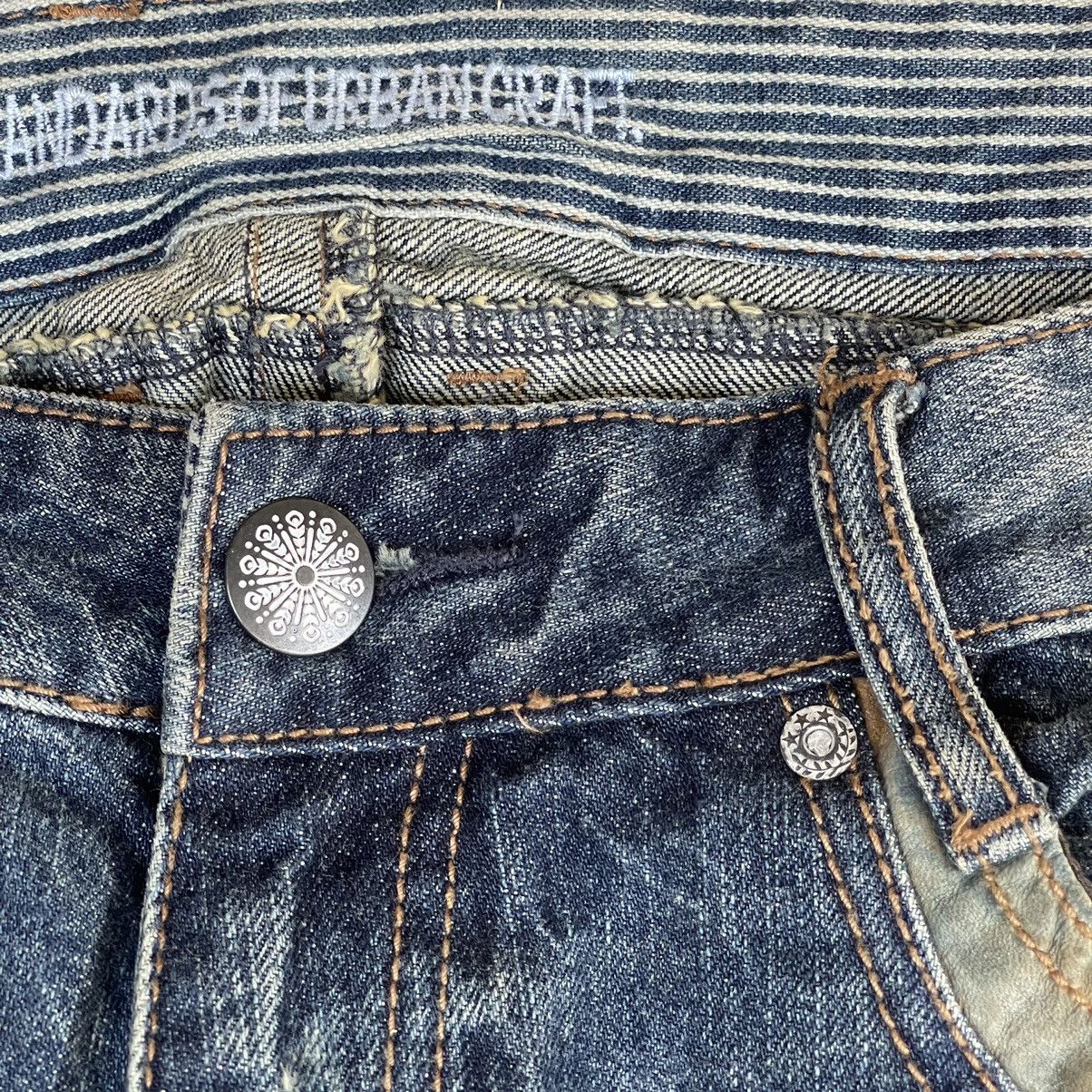 Japanese Brand Standard Of Urban Japanese Distressed Ripped Flare Jeans 34 Size US 34 / EU 50 - 4 Thumbnail