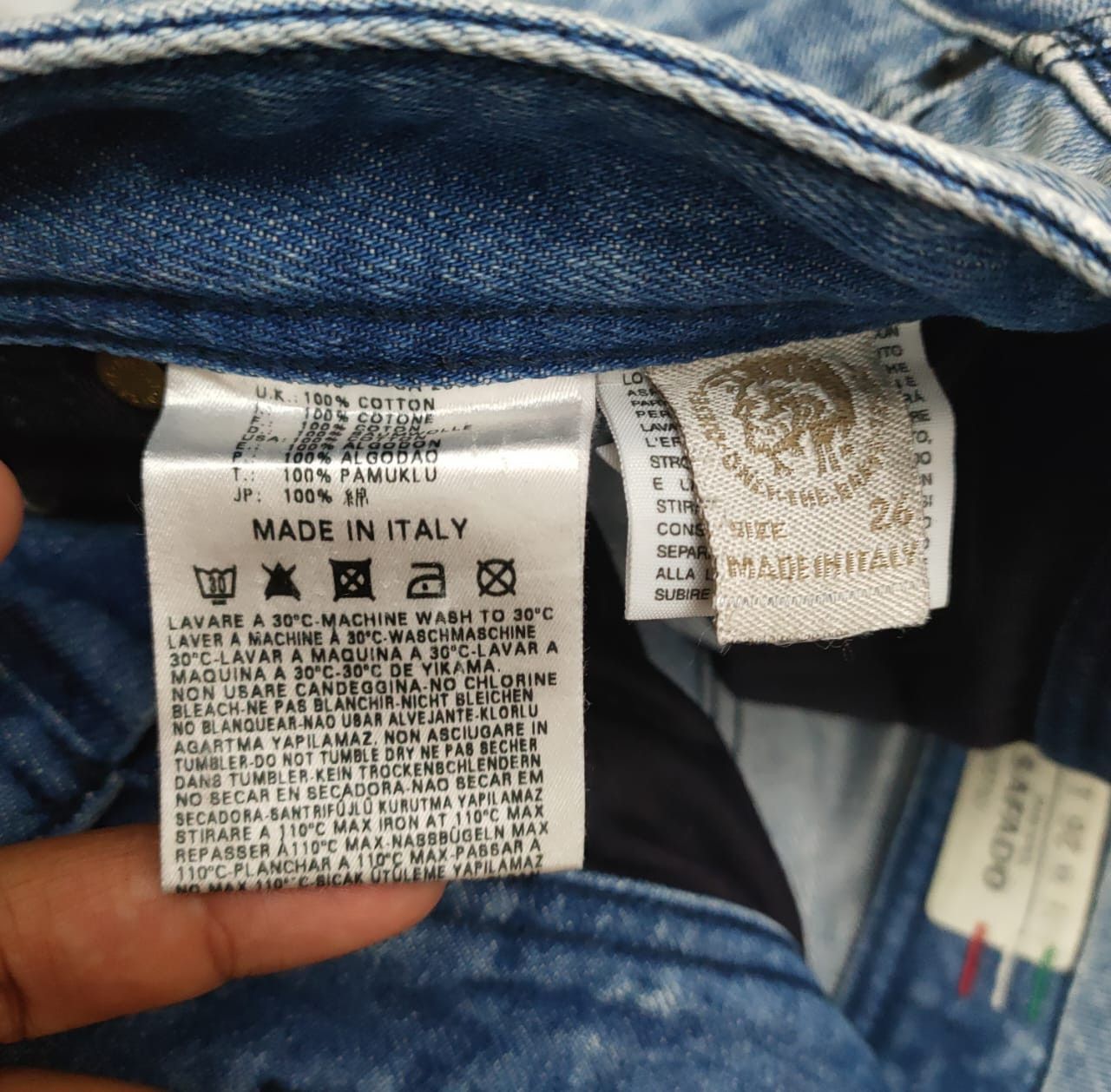 Diesel Diesel Distressed Denim Size US 29 - 7 Thumbnail