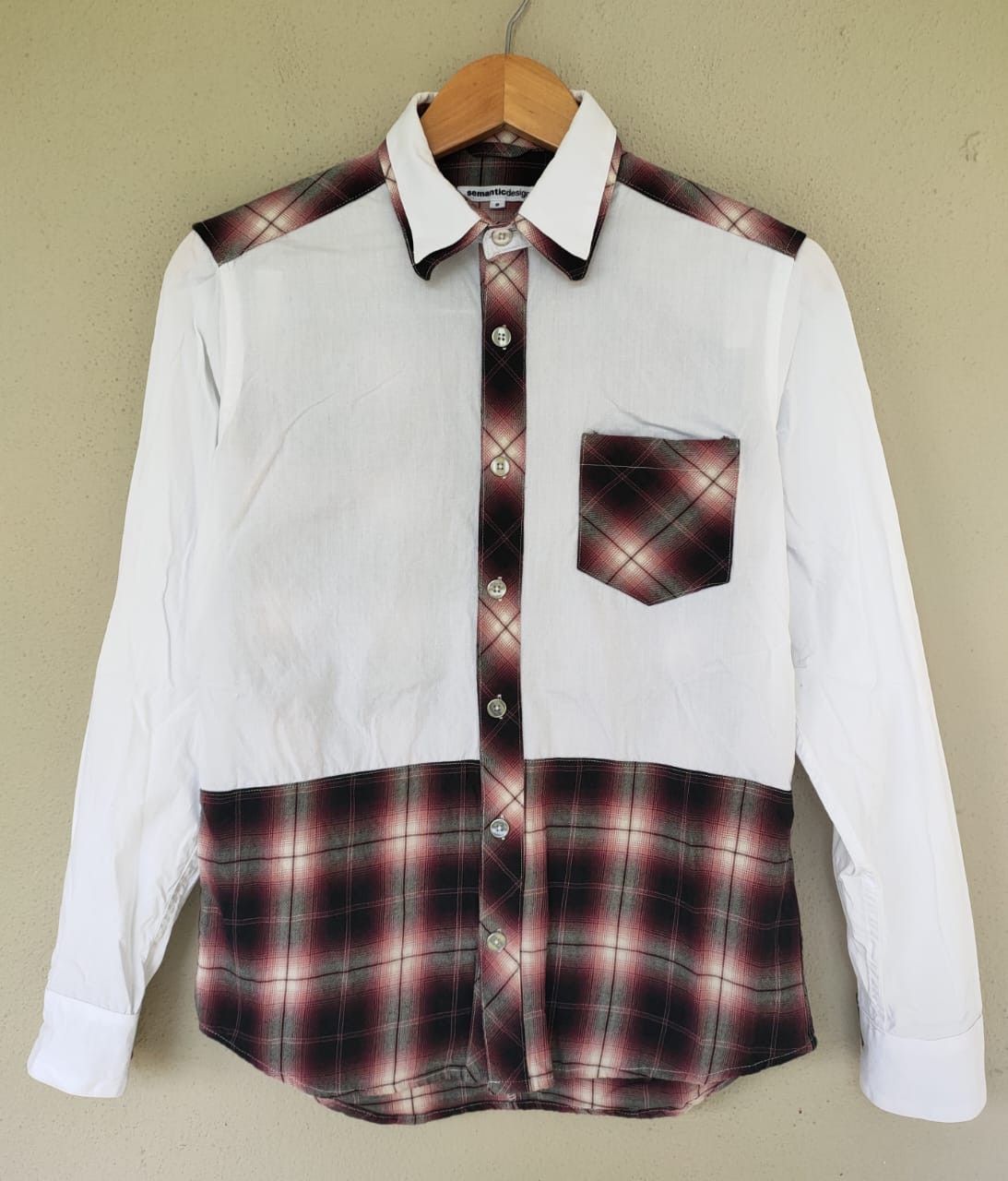 Flannel Semantic Design Reconstructed Flannel Size US S / EU 44-46 / 1 - 1 Thumbnail