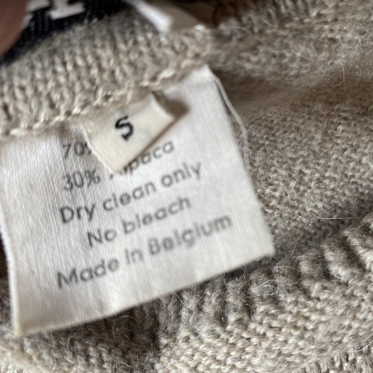 Dries Van Noten Vintage Alpaca Wool Oversize Sweater Fit L Size US S / EU 44-46 / 1 - 5 Thumbnail