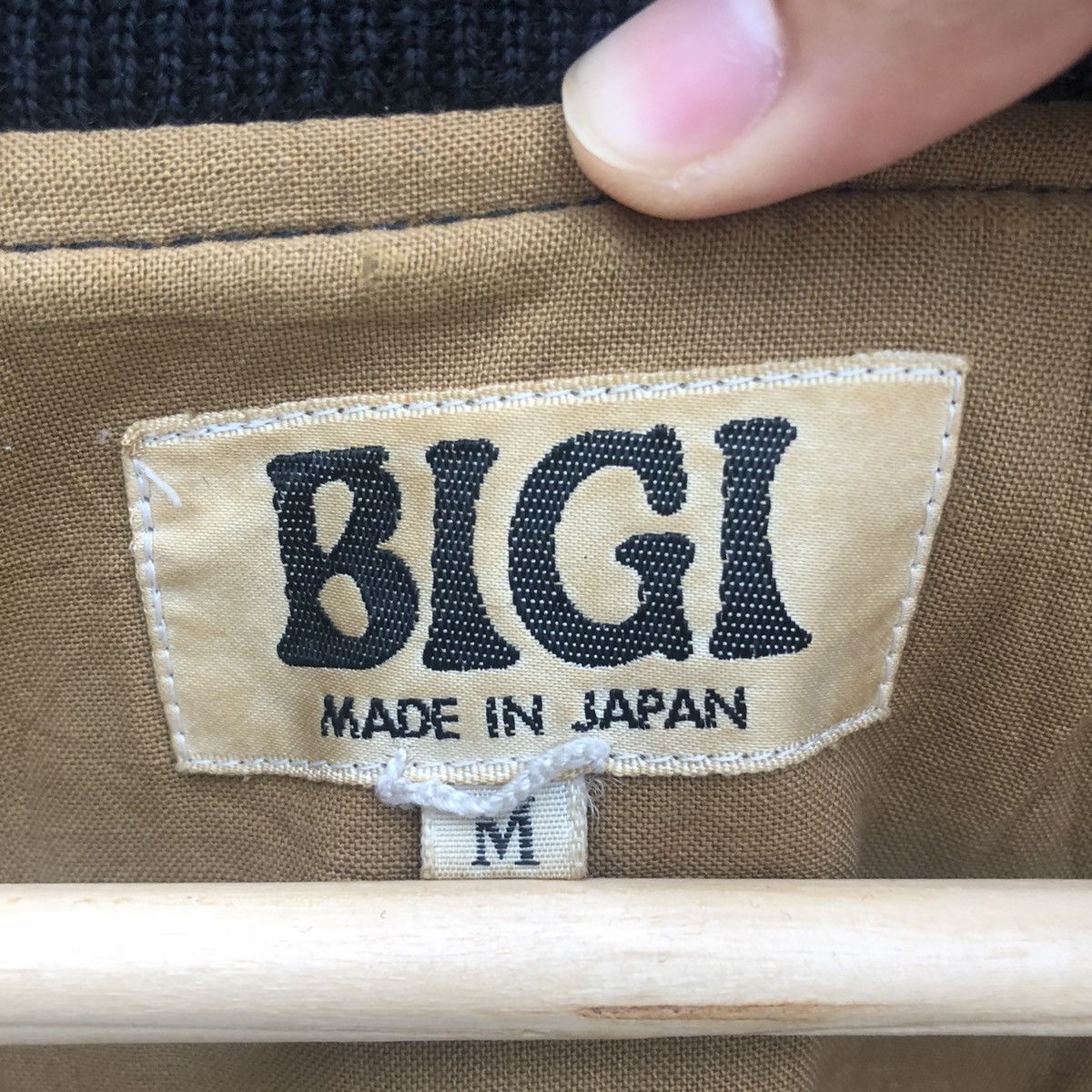 BIGI Vintage 80s Bigi Leather Military Varsity Bomber Jacket Size US M / EU 48-50 / 2 - 16 Thumbnail