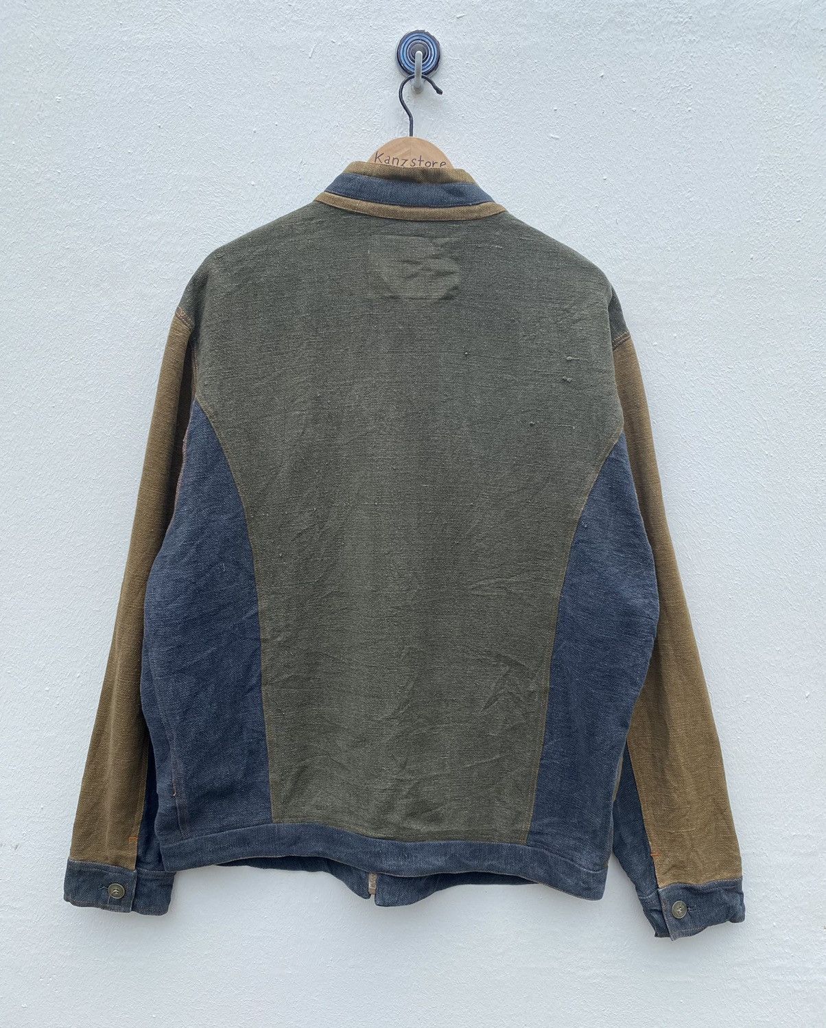 atmos Rare Kapital Style by Atmos Denim Color Block Jacket Size US XL / EU 56 / 4 - 2 Thumbnail