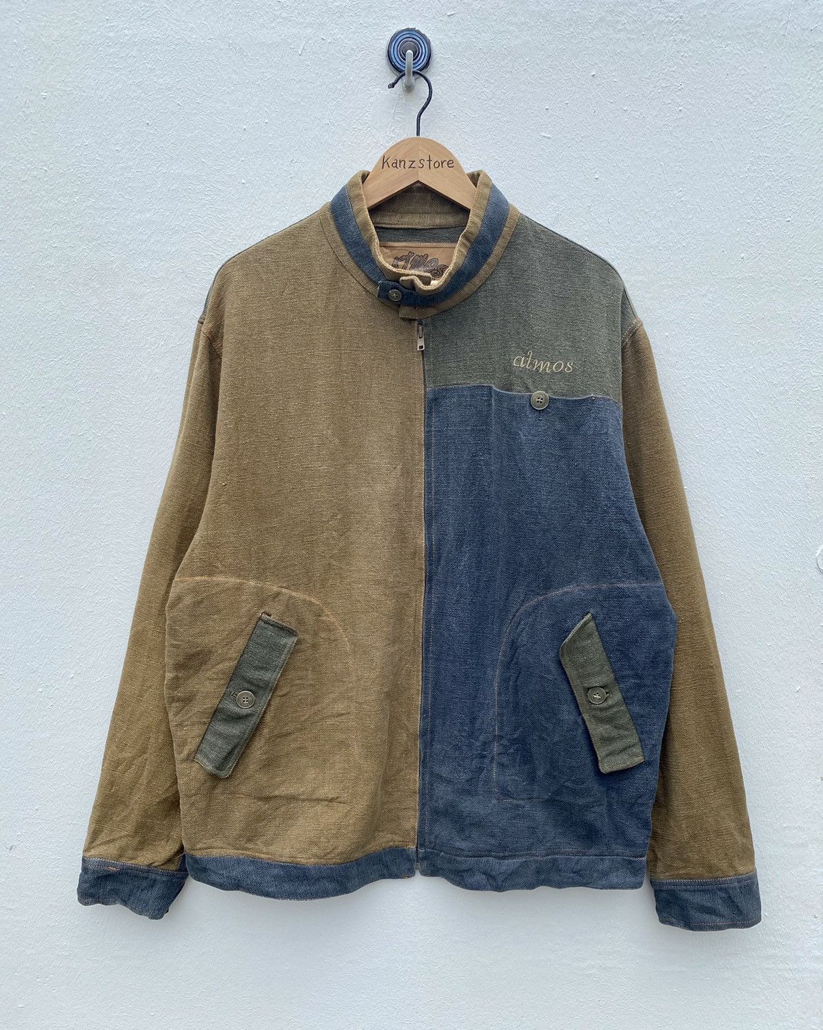 atmos Rare Kapital Style by Atmos Denim Color Block Jacket Size US XL / EU 56 / 4 - 1 Thumbnail