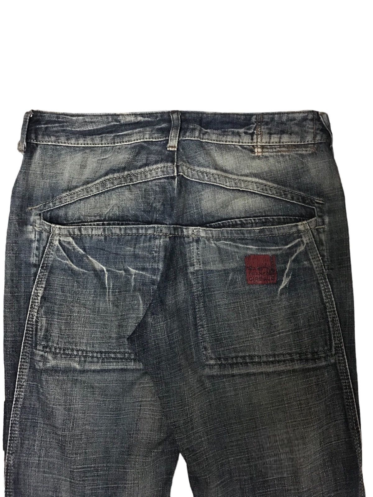 Marithe + Francois Girbaud Marithe Francois Girbaud Baggy Loose Fit Double Knee Pocket Size US 31 - 8 Thumbnail