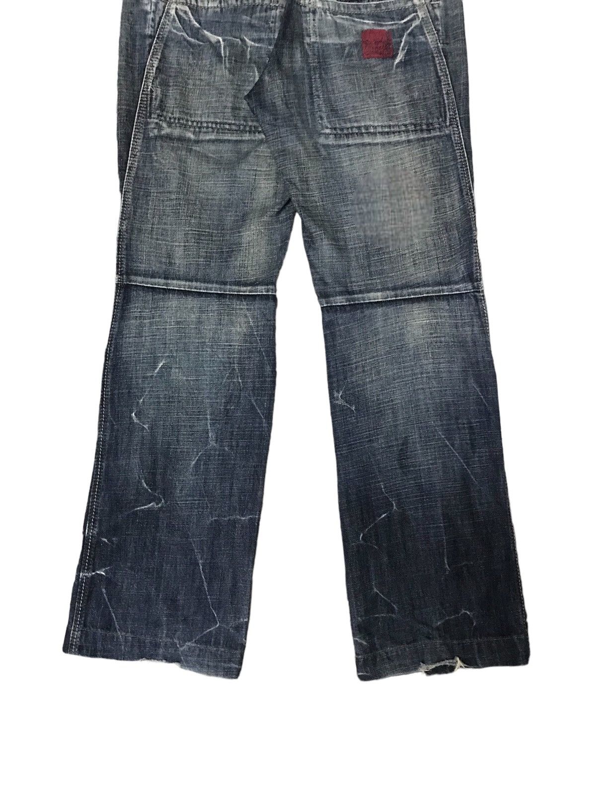 Marithe + Francois Girbaud Marithe Francois Girbaud Baggy Loose Fit Double Knee Pocket Size US 31 - 6 Thumbnail