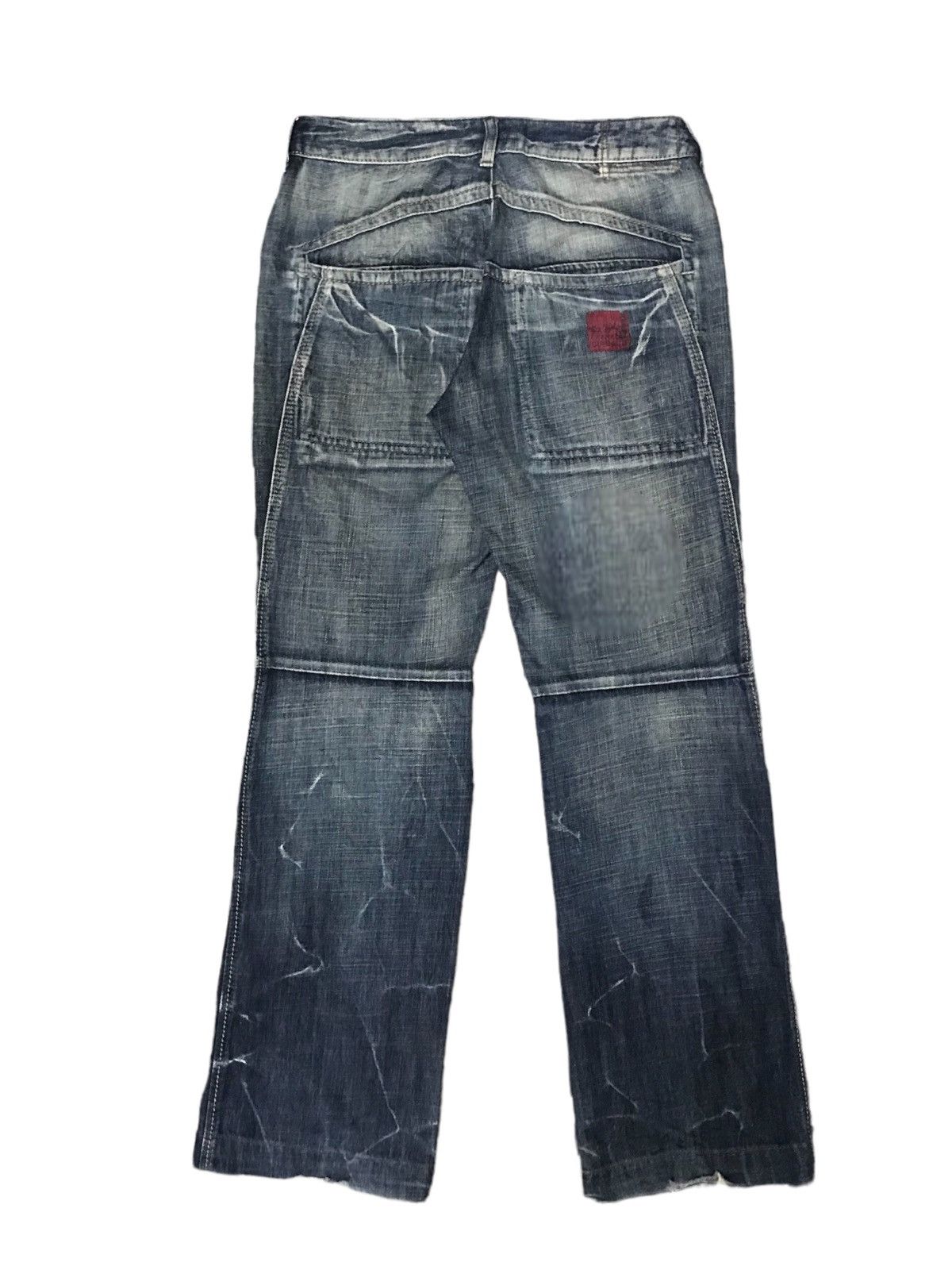 Marithe + Francois Girbaud Marithe Francois Girbaud Baggy Loose Fit Double Knee Pocket Size US 31 - 5 Thumbnail