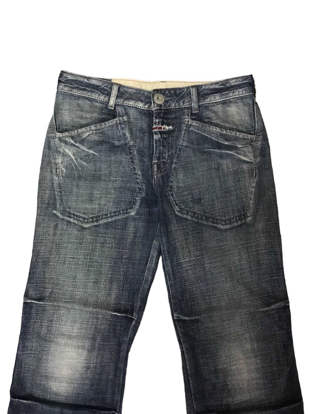 Marithe + Francois Girbaud Marithe Francois Girbaud Baggy Loose Fit Double Knee Pocket Size US 31 - 4 Thumbnail
