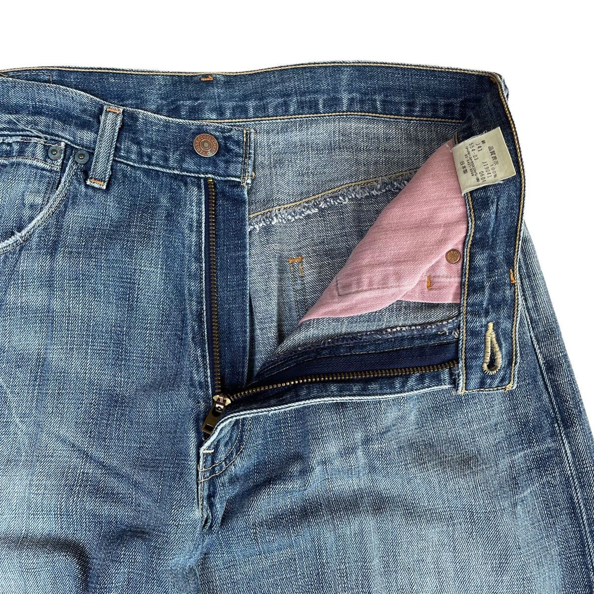 Levi's Vintage Levis 554 Distressed Jeans Size US 31 - 4 Thumbnail