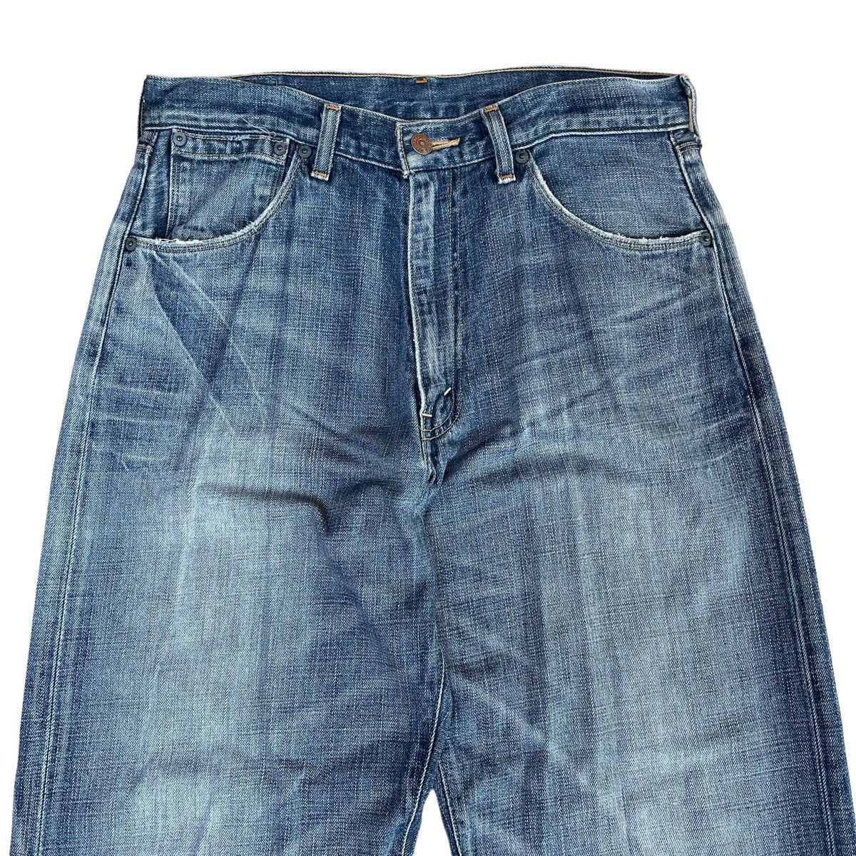 Levi's Vintage Levis 554 Distressed Jeans Size US 31 - 3 Thumbnail