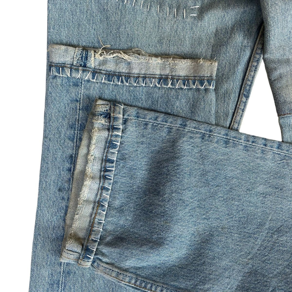 Japanese Brand Vintage 90s Levis Made In Usa Distressed Light Blue Jeans Size US 34 / EU 50 - 13 Thumbnail