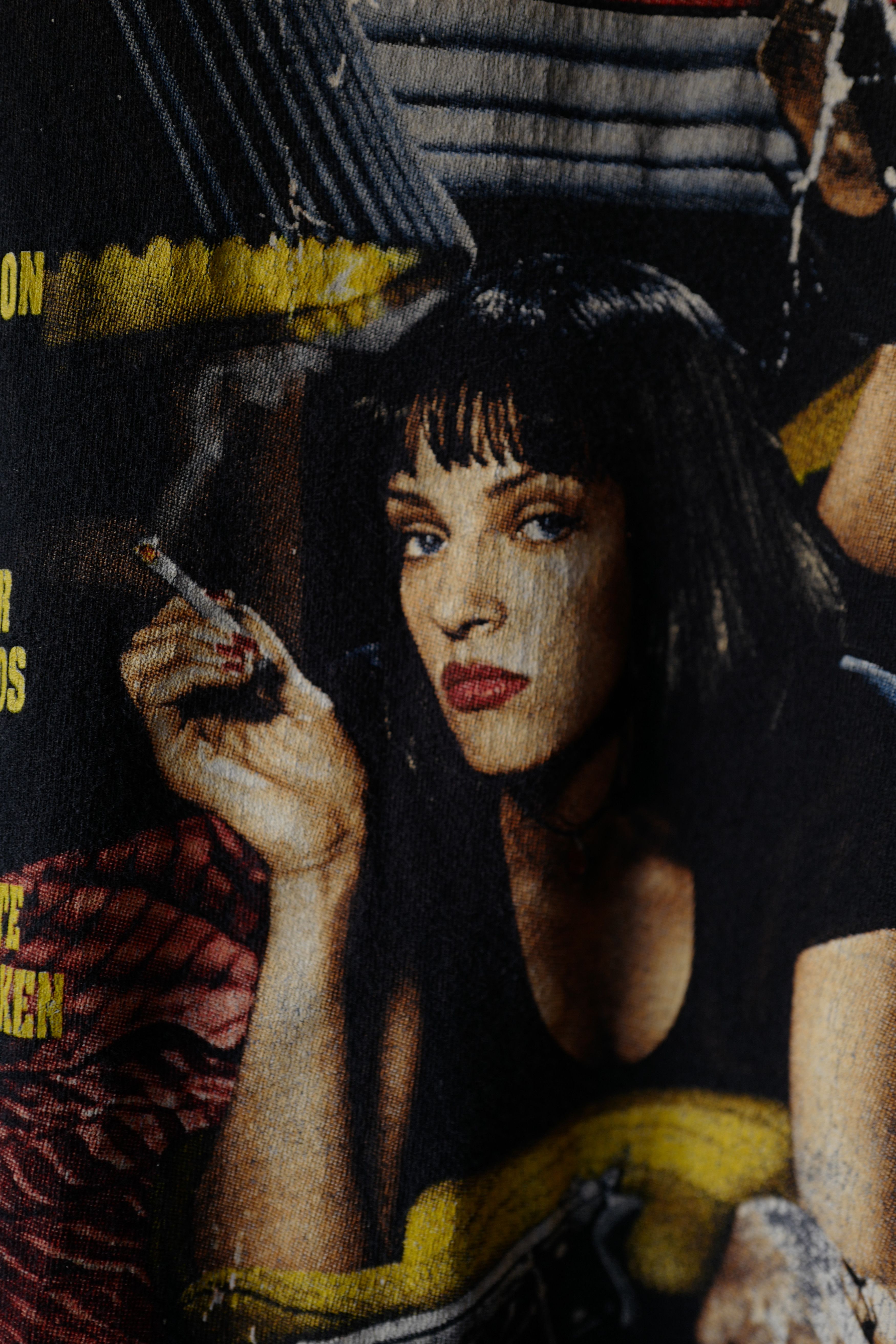 Band Tees × Vintage Vintage 1994 Pulp Fiction Longsleeve (Singe Stitch) Size US XL / EU 56 / 4 - 3 Thumbnail
