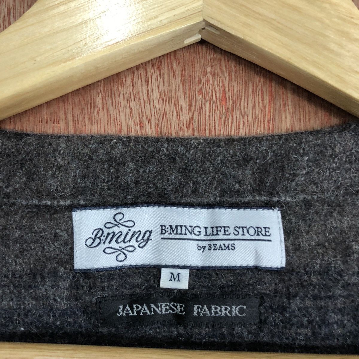 Homespun Knitwear DL B-Mung Life Grey stripe Mohair cardigan knitwear #H147 Size US M / EU 48-50 / 2 - 10 Thumbnail