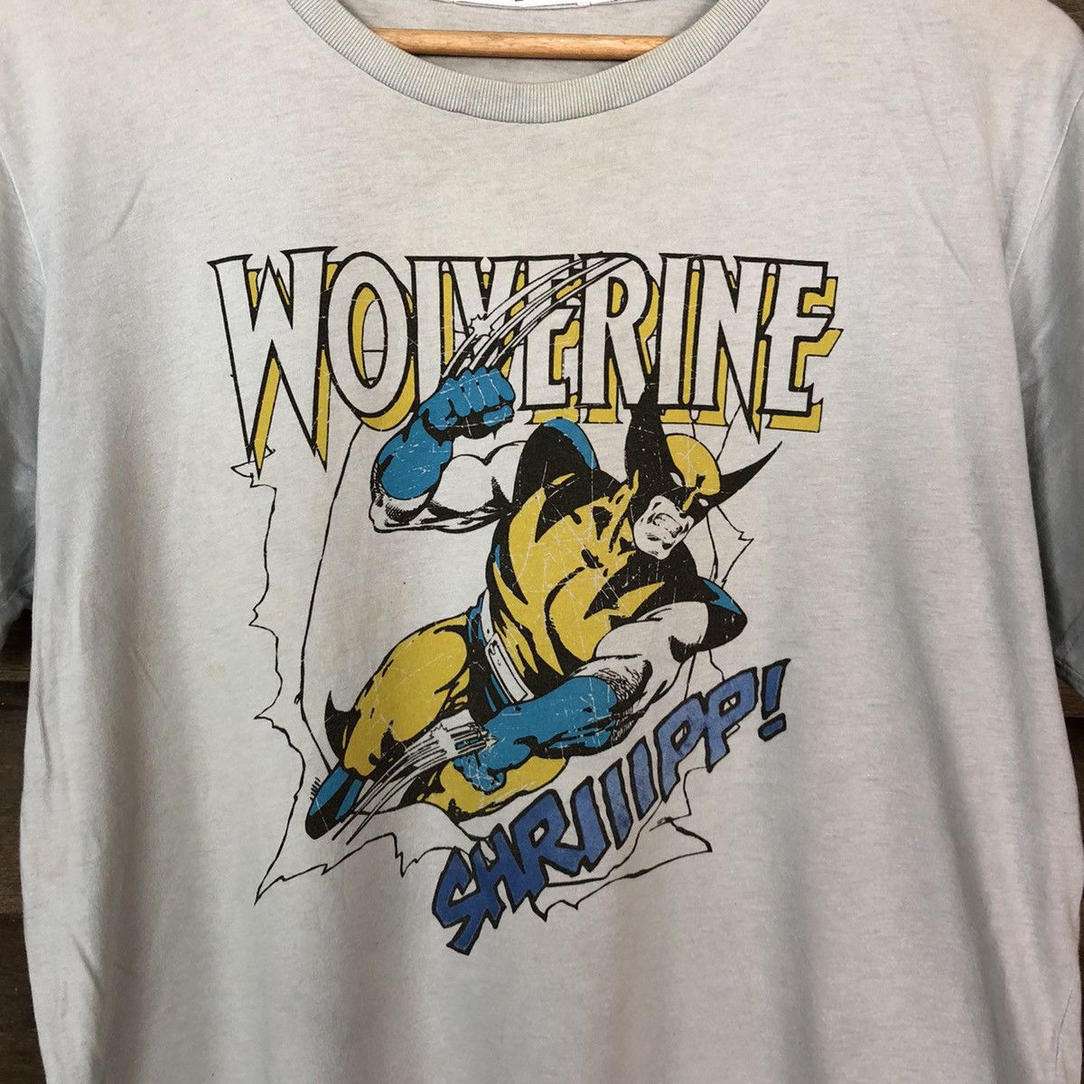 Marvel Comics DL Uniqlo x Wolverine Blue T-Shirt #H429 Size US L / EU 52-54 / 3 - 7 Thumbnail