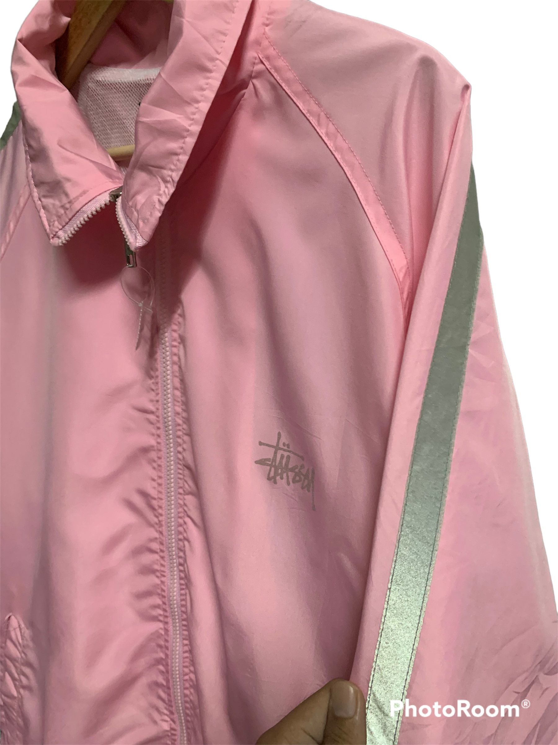 Stussy Rarely Vintage Stussy Gear Windbreaker Reflective Sidetape Size US XL / EU 56 / 4 - 4 Thumbnail