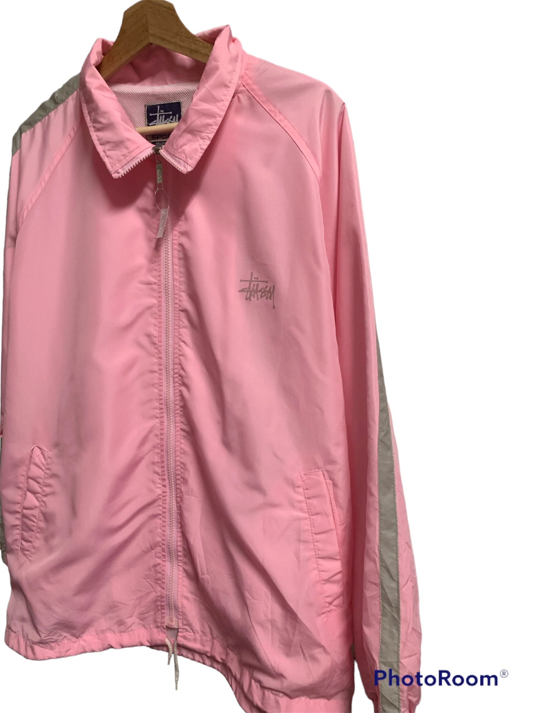 Stussy Rarely Vintage Stussy Gear Windbreaker Reflective Sidetape Size US XL / EU 56 / 4 - 1 Thumbnail