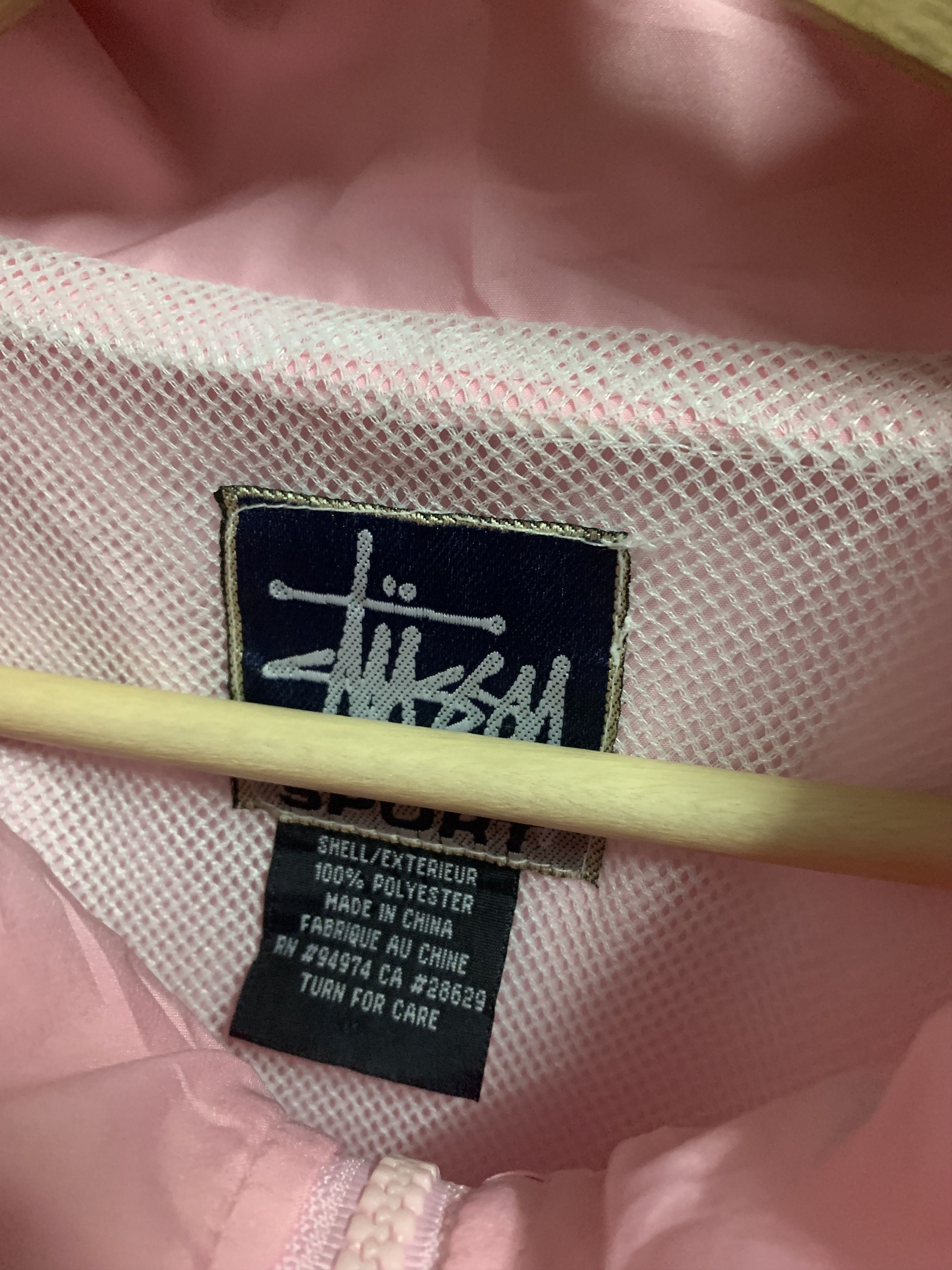 Stussy Rarely Vintage Stussy Gear Windbreaker Reflective Sidetape Size US XL / EU 56 / 4 - 5 Thumbnail