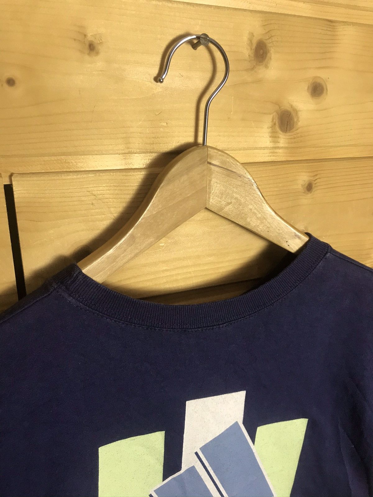 Vintage Vintage Adidas big logo t-shirt Size US M / EU 48-50 / 2 - 10 Thumbnail