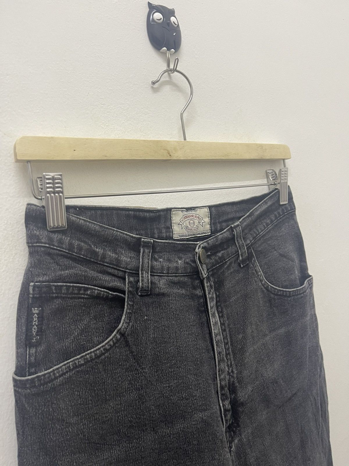 Armani Rare 90s Vintage ARMANI JEANS Giorgio Armani Made in Italy Size 28" / US 6 / IT 42 - 7 Thumbnail