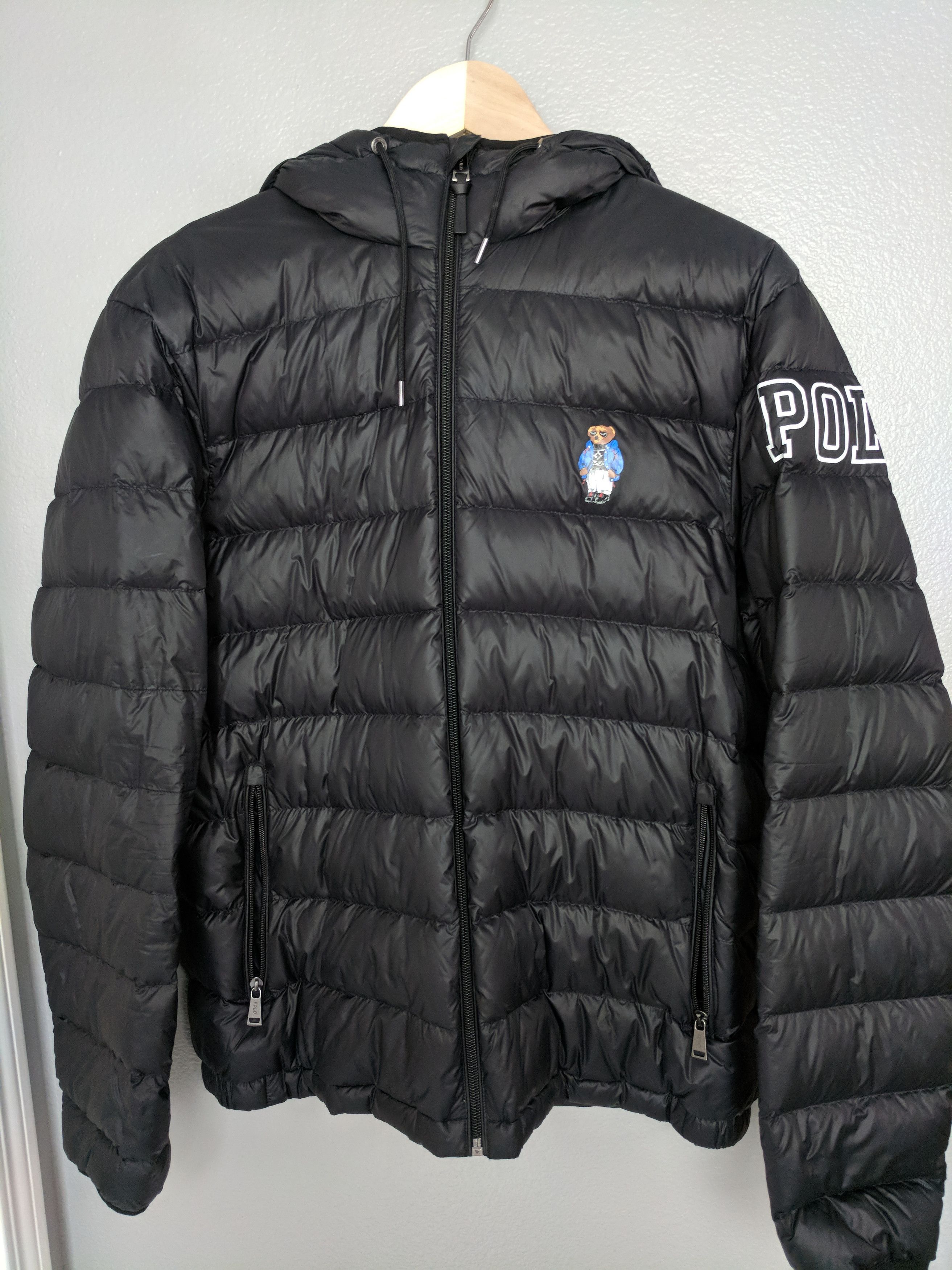 Polo bear best sale bubble jacket