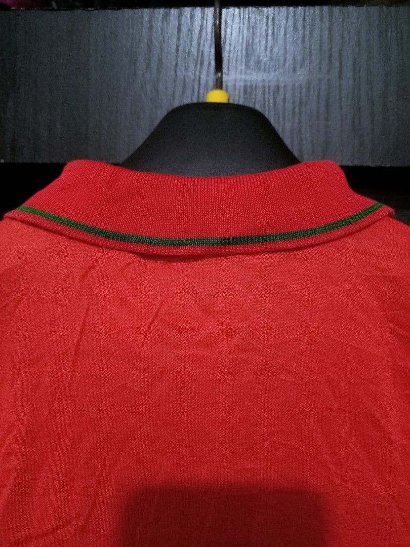 Gucci Vintage 70s Gucci Red Polo Shirt Made in Italy (S) Size US S / EU 44-46 / 1 - 5 Thumbnail