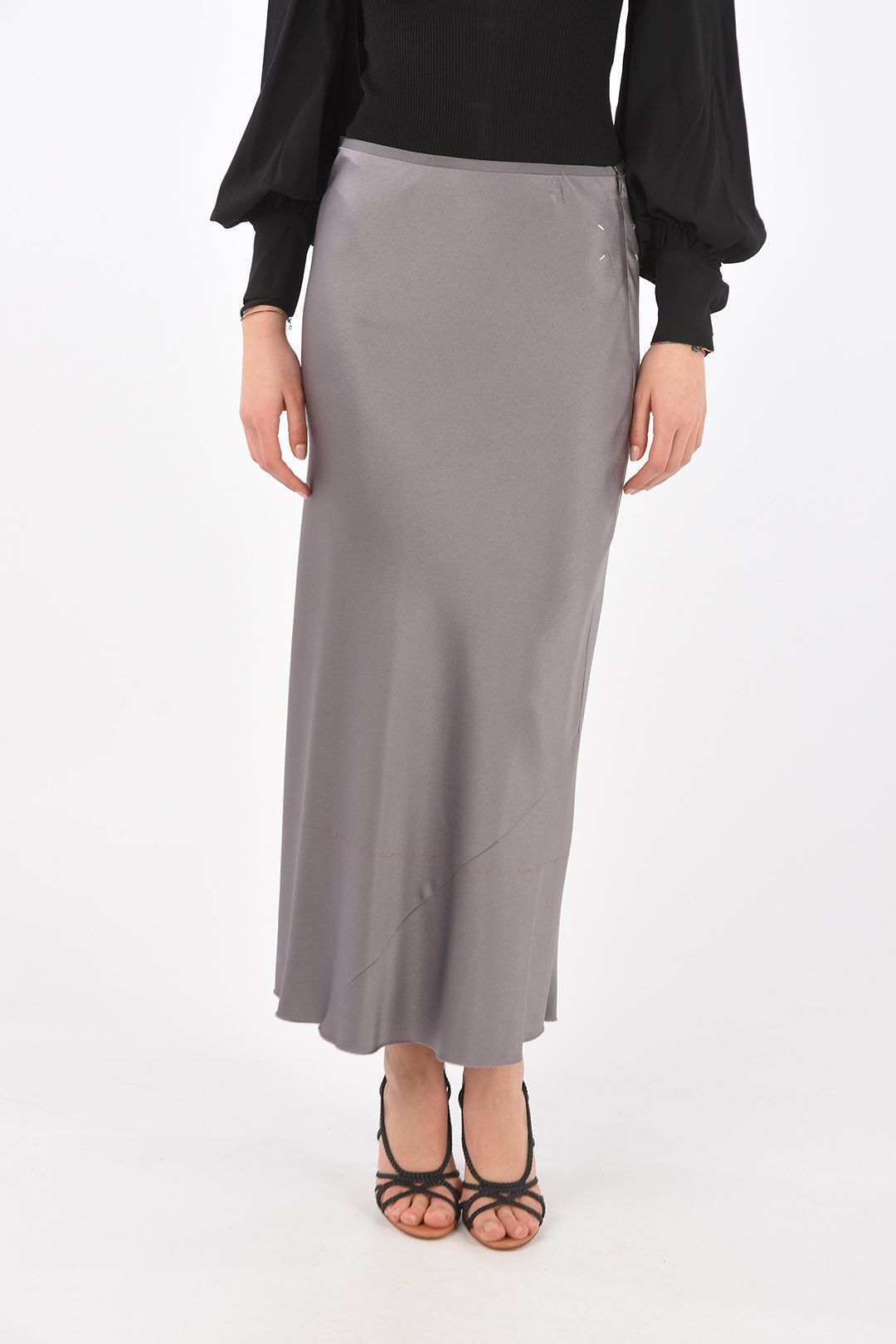 スカート MAISON MARGIELA Women Mid Skirts S30561 SI0MA0003 967 WHITE Maison Margiela Denim Skirt (White Paint) – CNCPTS