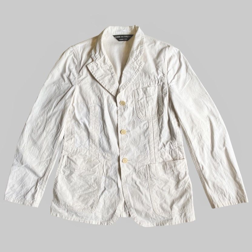 Comme des Garcons SS 2004 alexander stadler Raw Hemp Jacket Blazer Size US S / EU 44-46 / 1 - 2 Thumbnail