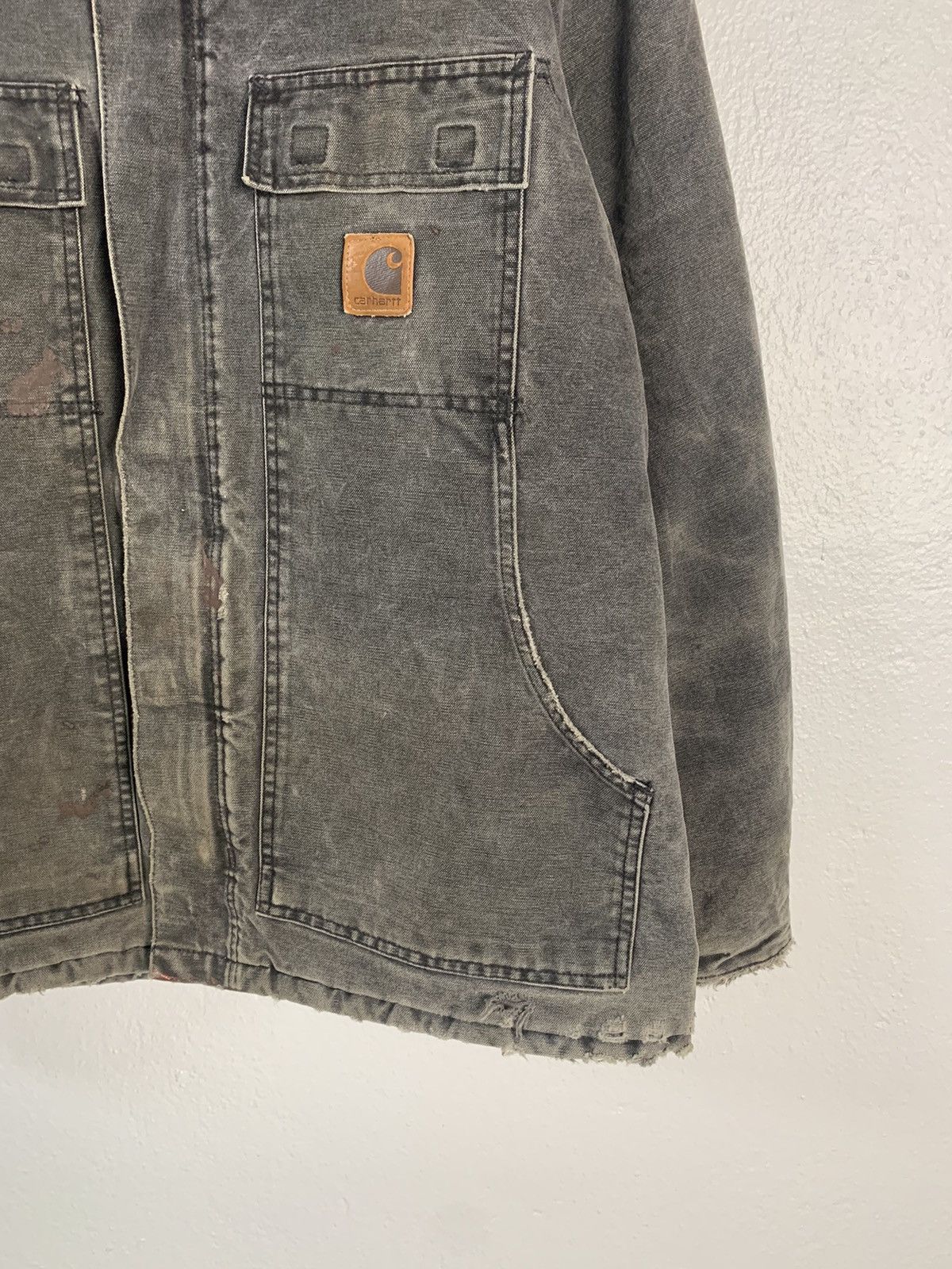 Carhartt Vintage Carhatt Detroit Distressed Jacket Size US L / EU 52-54 / 3 - 2 Thumbnail