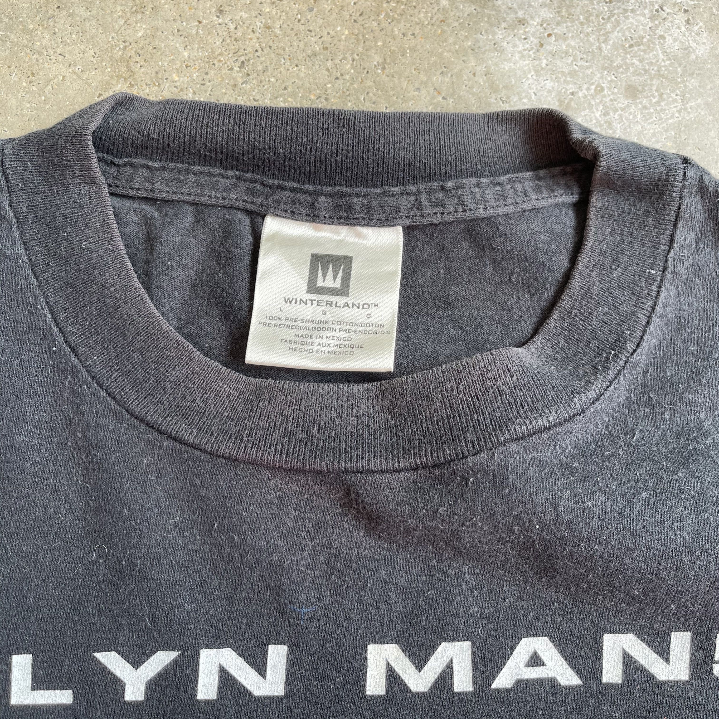 Band Tees Vintage 90s Marilyn Manson Rock Is Dead Tour T-shirt Size US L / EU 52-54 / 3 - 5 Thumbnail