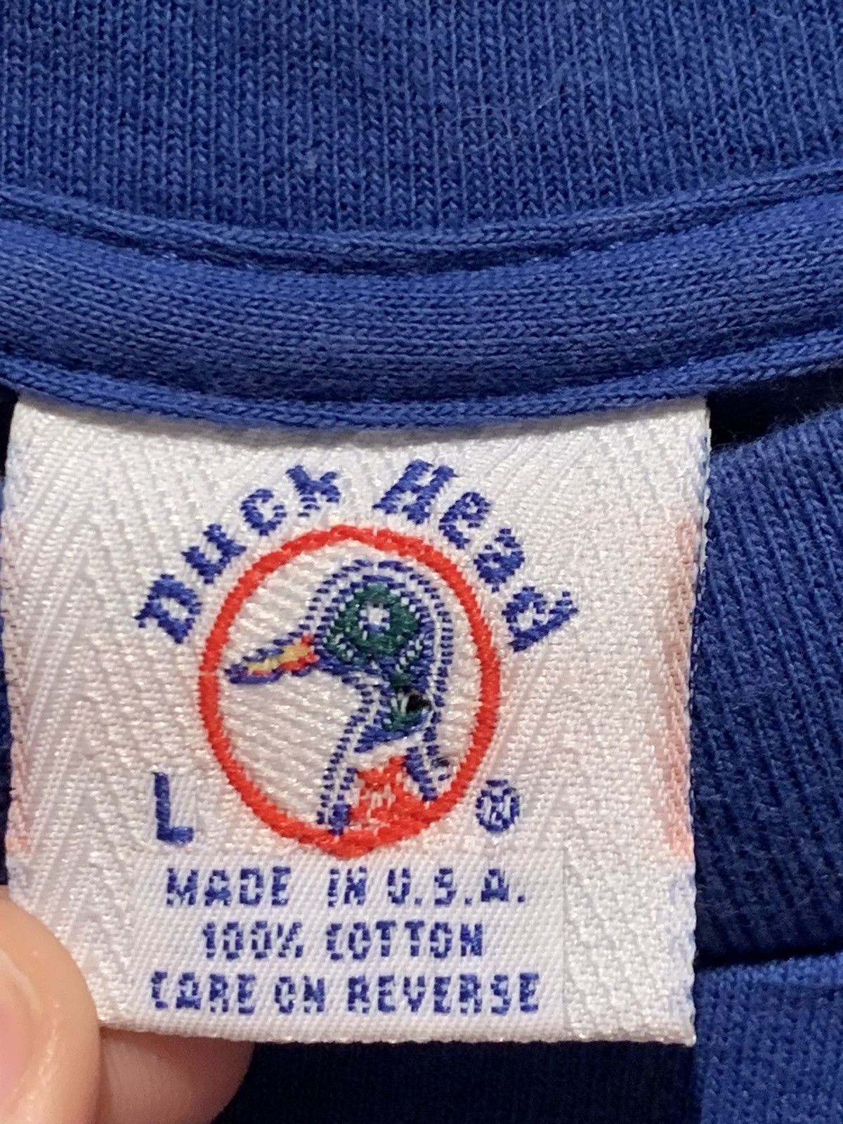Duck Head × Vintage *RARE* Vintage Duck Head University Single Stitch T-Shirt L Size US L / EU 52-54 / 3 - 7 Thumbnail