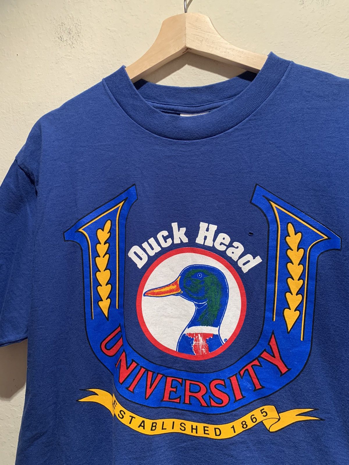 Duck Head × Vintage *RARE* Vintage Duck Head University Single Stitch T-Shirt L Size US L / EU 52-54 / 3 - 2 Thumbnail