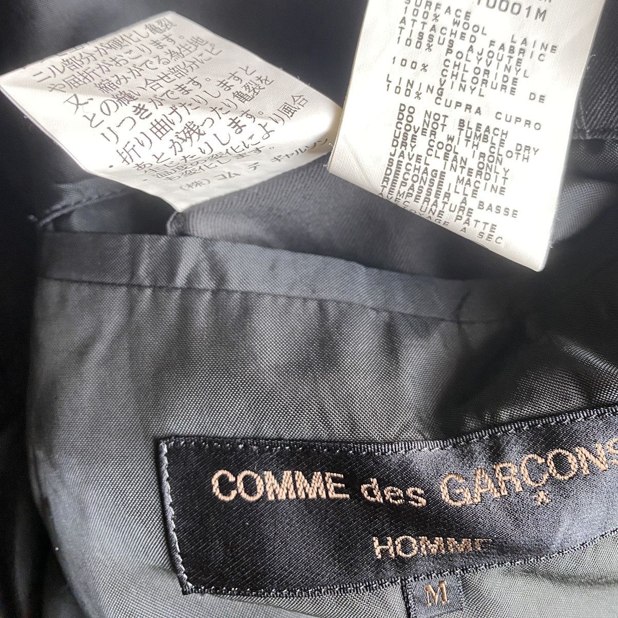 Comme des Garcons Vintage 1996 Clear Vinyl Back Hem Blazer Size US M / EU 48-50 / 2 - 5 Thumbnail
