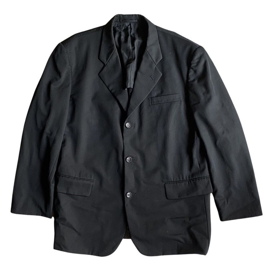 Comme des Garcons Vintage 1996 Clear Vinyl Back Hem Blazer Size US M / EU 48-50 / 2 - 3 Thumbnail