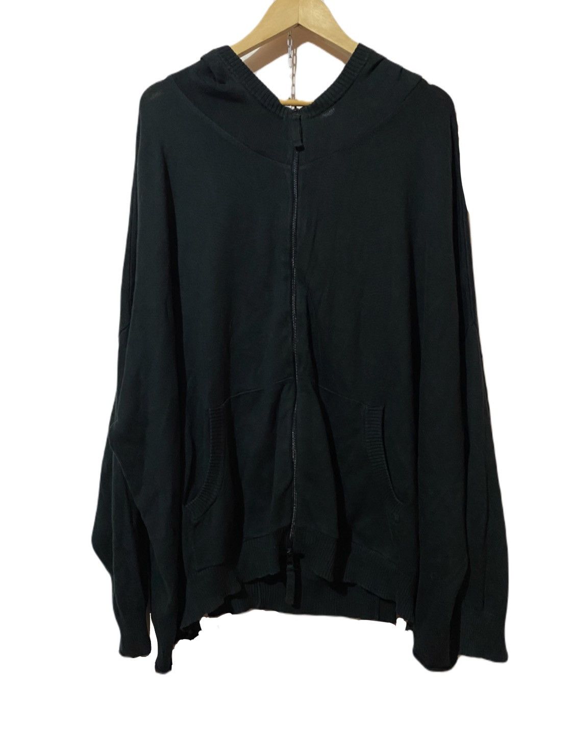 image of Rundholz Dip Black Label Zip Hooded Jacket in Blue, Women's (Size Medium)