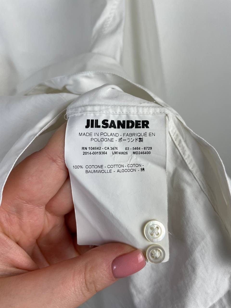 Vintage Jil Sander vintage shirt size 40 15 3/4 Size US M / EU 48-50 / 2 - 3 Thumbnail