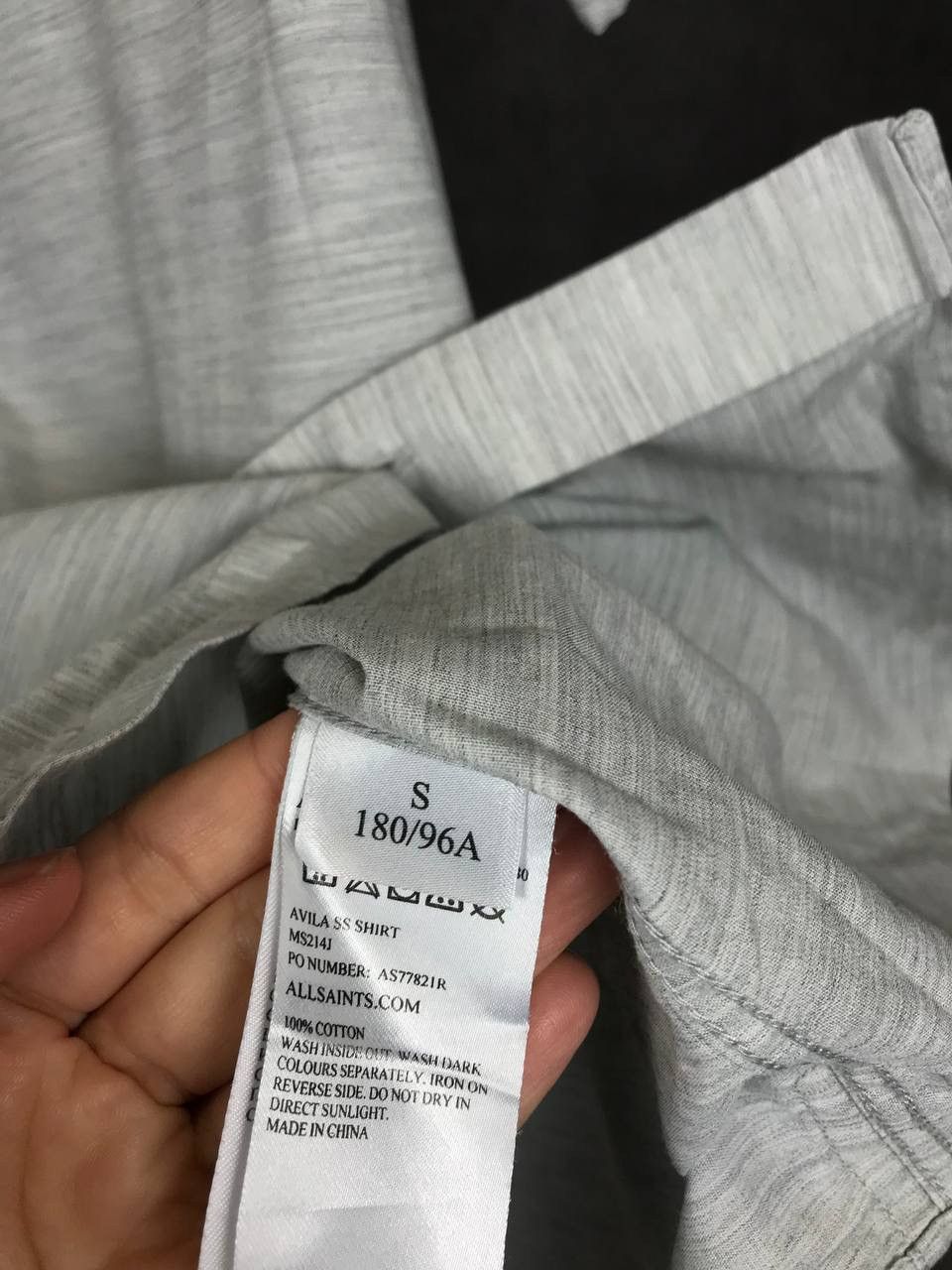 Allsaints Allsaints luxury streetwear shirt Size US S / EU 44-46 / 1 - 4 Thumbnail
