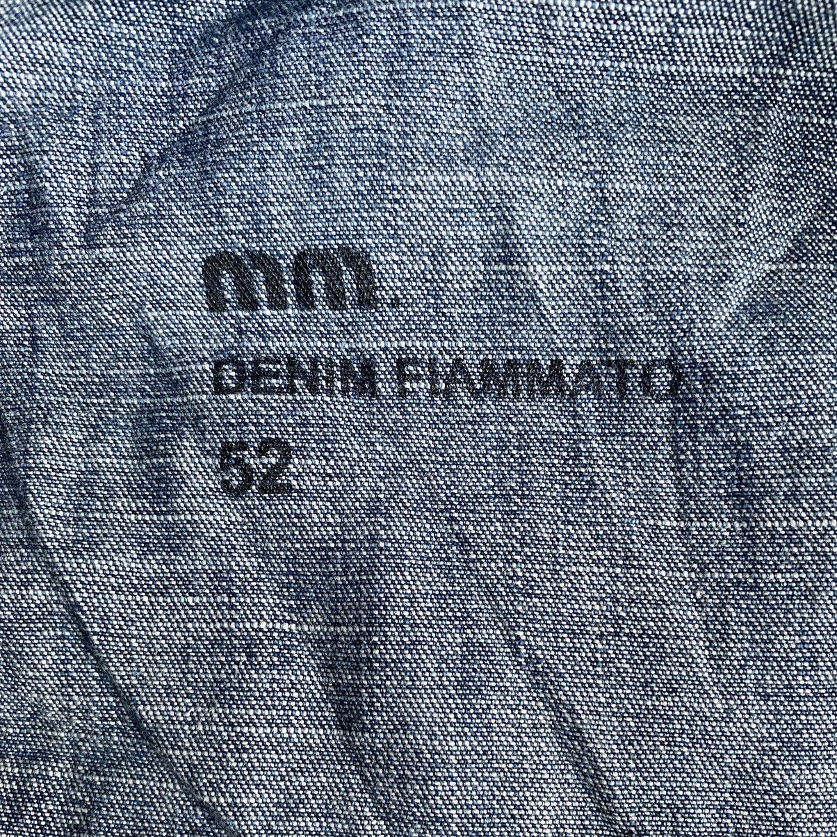 Miu Miu SS 2000 Denim Fiammato Blazer Size US L / EU 52-54 / 3 - 6 Thumbnail