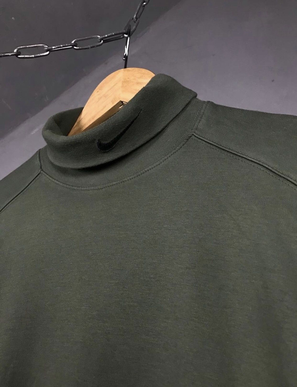 Nike Nike swoosh streetwear vintage green golf sweatshirt Size US S / EU 44-46 / 1 - 3 Thumbnail