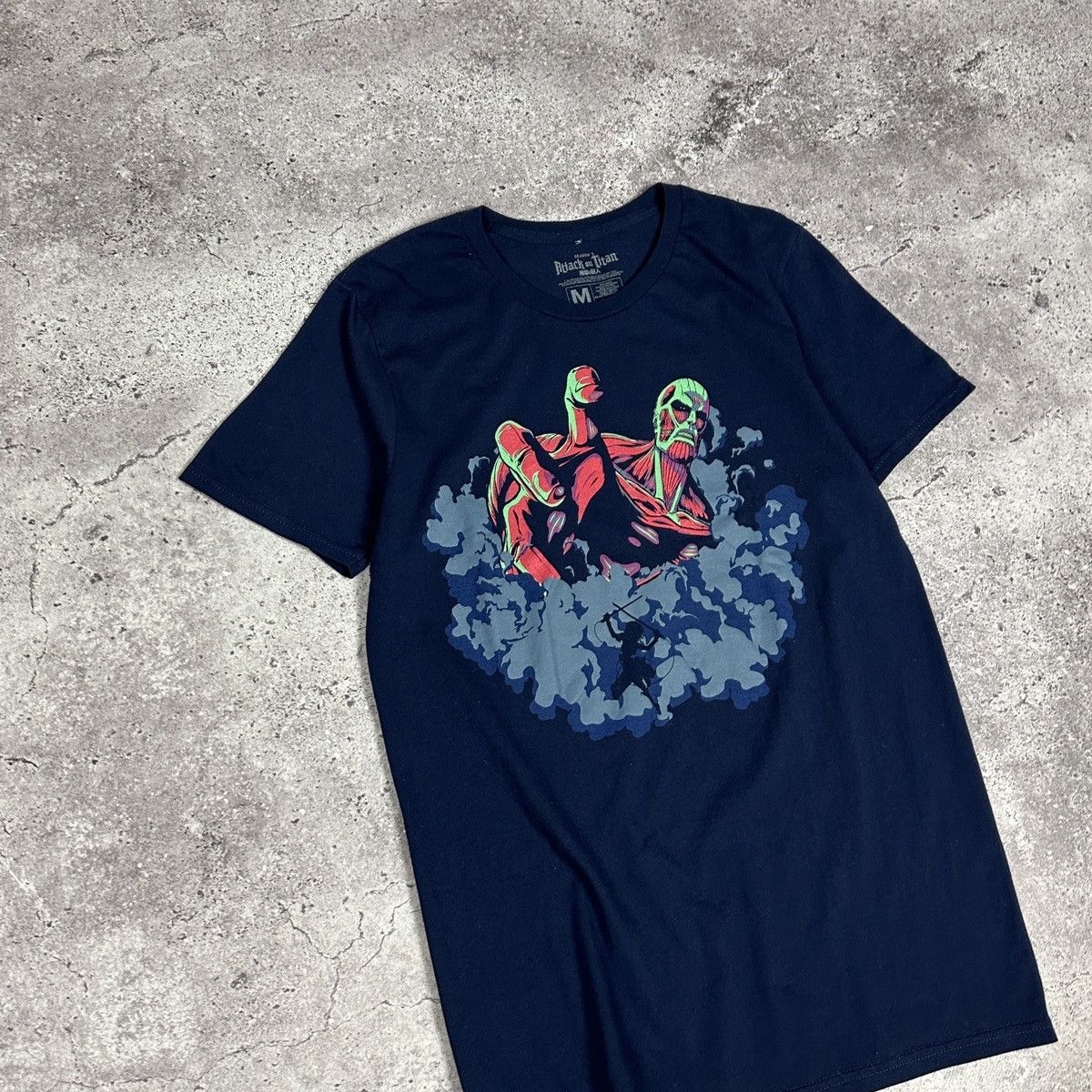 Anime 2017 Attack on Titan season 2 graphic tee Anime Mikasa movie Size US M / EU 48-50 / 2 - 3 Thumbnail