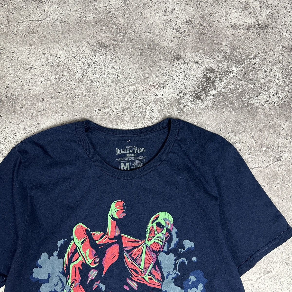 Anime 2017 Attack on Titan season 2 graphic tee Anime Mikasa movie Size US M / EU 48-50 / 2 - 5 Thumbnail
