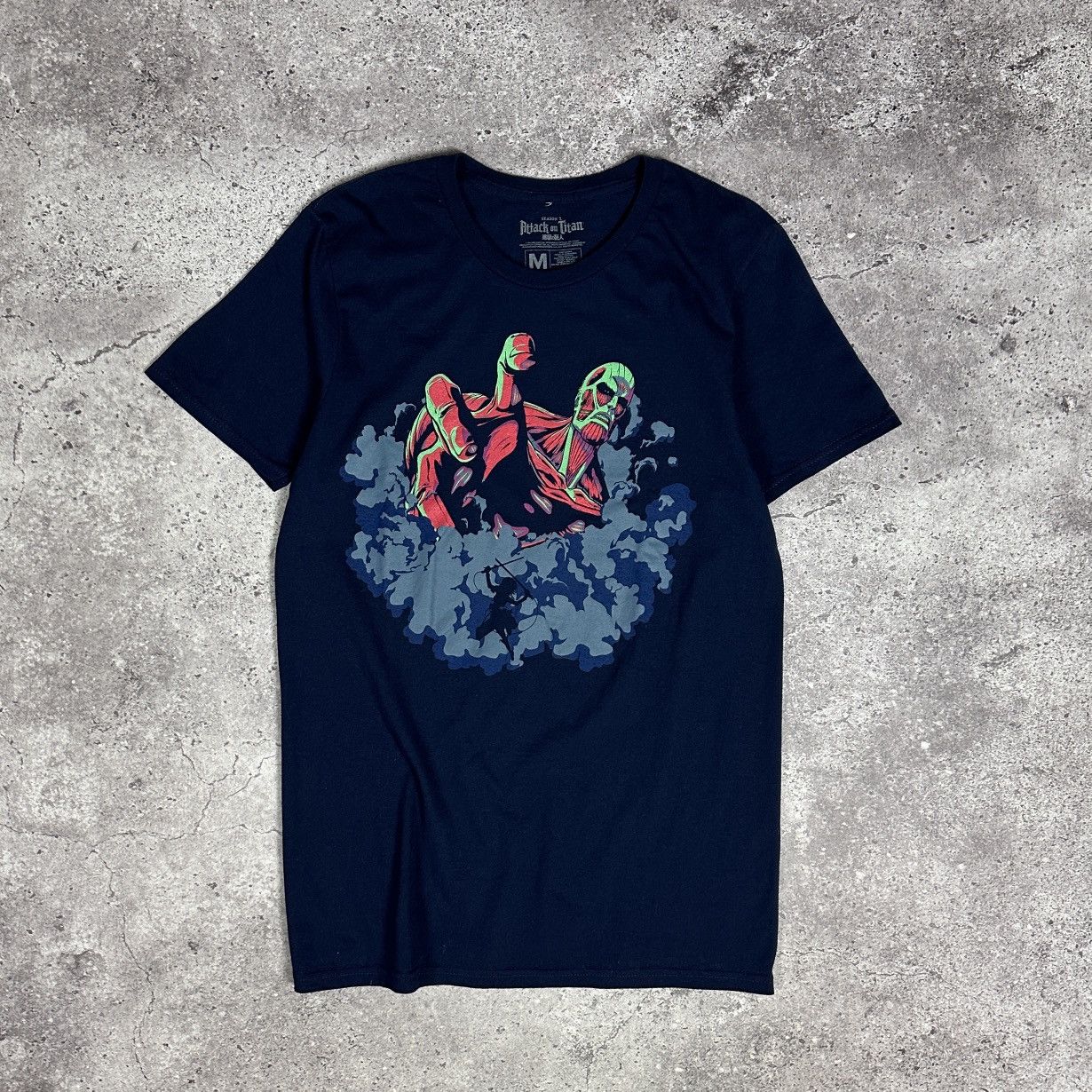 Anime 2017 Attack on Titan season 2 graphic tee Anime Mikasa movie Size US M / EU 48-50 / 2 - 1 Thumbnail