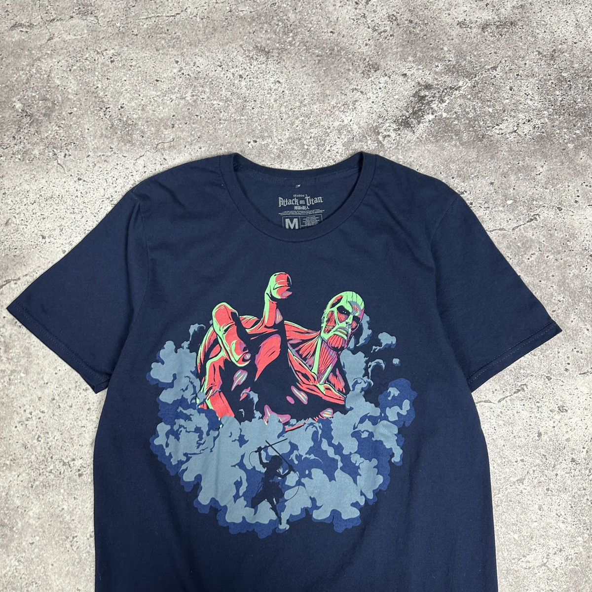 Anime 2017 Attack on Titan season 2 graphic tee Anime Mikasa movie Size US M / EU 48-50 / 2 - 4 Thumbnail